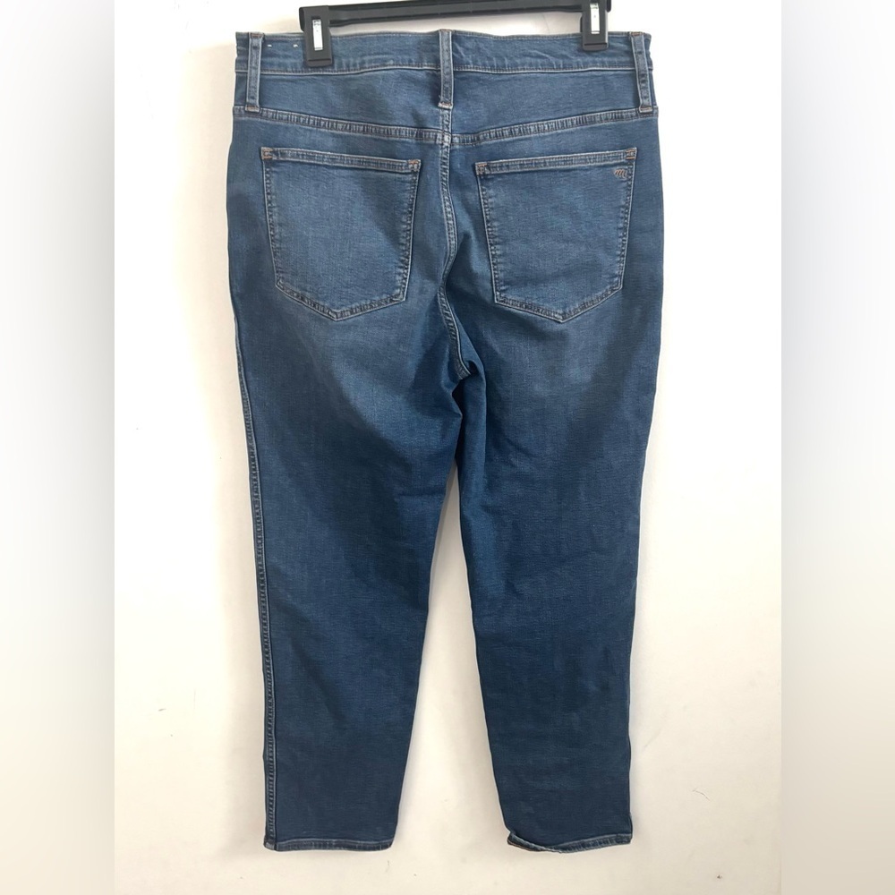 Madewell  Jeans Womens Size 30 High Rise Stovepipe Dearham Wash Blue Denim - Picture 3 of 7